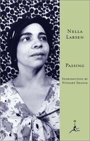Cover of: Passing by Nella Larsen