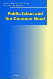 Cover of: Public Islam and the Common Good (Social, Economic and Political Studies of the Middle East and Asia)