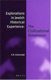 Cover of: Explorations in Jewish Historical Experience by S. N. Eisenstadt