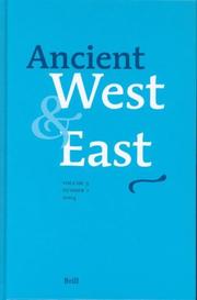 Cover of: Ancient West & East by Gocha R. Tsetskhladze