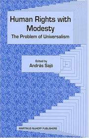 Cover of: Human Rights with Modesty: The Problem of Universalism