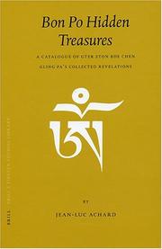 Cover of: Bon Po Hidden Treasures: A Catalogue of Gter Ston Bde Chen Gling Pa's Collected Revelations (Brill's Tibetan Studies Library, V. 6)