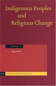 Cover of: Indigenous Peoples and Religious Change (Studies in Christian Mission) (Studies in Christian Mission)