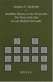 Cover of: Buddhist History in the Vernacular by Stephen C. Berkwitz