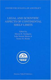 Cover of: Legal and scientific aspects of continental shelf limits
