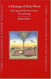 Cover of: A heritage of holy wood by Barbara Baert