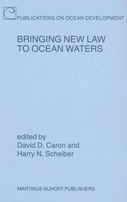 Cover of: Bringing new law to ocean waters | 