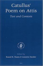 Cover of: Catullus' Poem On Attis: Text And Contexts
