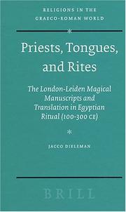 Priests, Tongues, and Rites by Jacco Dieleman
