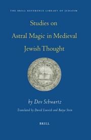 Cover of: Studies On Astral Magic In Medieval Jewish Thought (Brill Reference Library of Judaism)