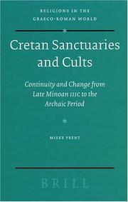 Cover of: Sanctuaries and Cults in Crete from the Late Minoan IIIC to the Archaic Period