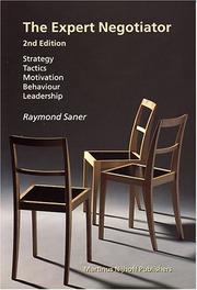 Cover of: The expert negotiator | Raymond Saner