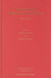 Cover of: International Maritime Boundaries, Vol. 5 (International Maritime Boundaries, International Maritime Bo)