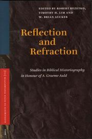 Cover of: Reflection And Refraction (Supplements to Vetus Testamentum) by 