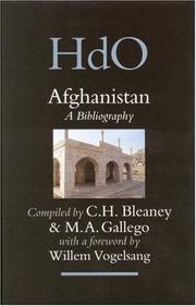 Cover of: Afghanistan: A Bibliography (Handbook of Oriental Studies. Section 8 Uralic & Central Asian Studies, 13) (Handbook of Oriental Studies. Section 8 Uralic & Central Asi)