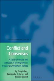 Cover of: Conflict and consensus by Tony Fahey, Tony Fahey