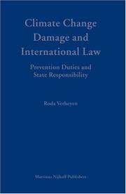 Cover of: Climate Change Damage and International Law: Prevention Duties and State Responsibility (Developments in International Law)