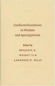 Cover of: Conflicted boundaries in wisdom and apocalypticism
