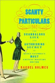 Cover of: Scanty Particulars by Rachel Holmes