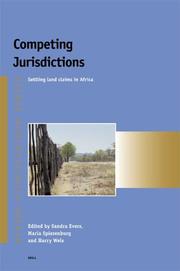 Cover of: Competing Jurisdictions (Afrika-Studiecentrum Series,) (Afrika-Studiecentrum Series) by 
