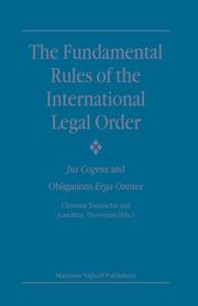 Cover of: The Fundamental Rules of the International Legal Order by 