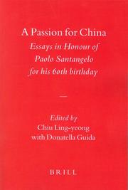 Cover of: A Passion for China by 