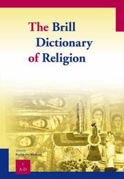 Cover of: The Brill Dictionary of Religion