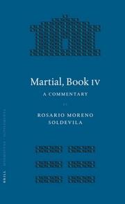 Cover of: Martial, Book IV: A Commentary (Mnemosyne, Bibliotheca Classica Batava Supplementum)