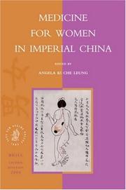 Cover of: Medicine for Women in Imperial China