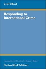 Cover of: Responding to International Crime (International Studies in Human Rights)