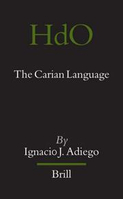 Cover of: The Carian Language (Handbook of Oriental Studies/Handbuch Der Orientalistik)