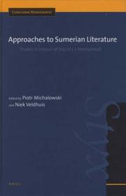 Cover of: Approaches to Sumerian Literature by 