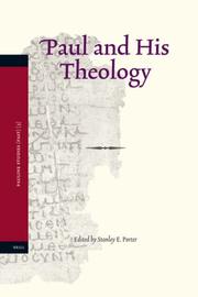 Cover of: Paul and His Theology (Pauline Studies) | Stanley E. Porter