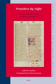 Cover of: Preachers by Night: The Waldensian Barbes (15th-16th Centuries) (Studies in Medieval and Reformation Traditions)
