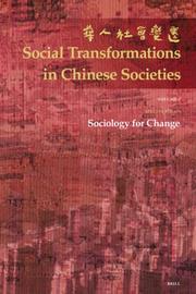 Cover of: Sociology for Change: The Official Annual of the Hong Kong Sociological Association (Social Transformations in Chinese Societies)