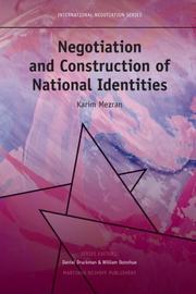 Cover of: Negotiation and Construction of National Identities