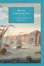 Russian Commercial Law by Hiroshi Oda