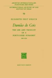 Cover of: Damião de Gois by Elisabeth Feist Hirsch
