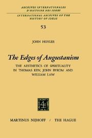Cover of: The edges of Augustanism: the aesthetics of spirituality in Thomas Ken, John Byrom and William Law.
