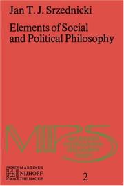 Cover of: Elements of Social and Political Philosophy (Melbourne International Philosophy Series)