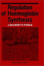 Cover of: Regulation of haemoglobin synthesis