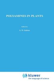 Cover of: Polyamines in plants