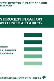 Cover of: Nitrogen Fixation with Non-Legumes (Developments in Plant and Soil Sciences)