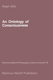 Cover of: ontology of consciousness | Ralph Ellis