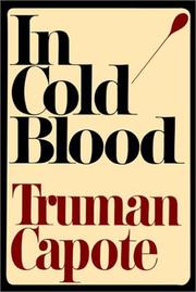 In Cold Blood by Truman Capote, Avel.lí Artís Gener, Jesús Zulaika Goicoechea