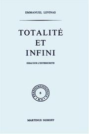 Cover of: Totalité et infini by E. Levinas
