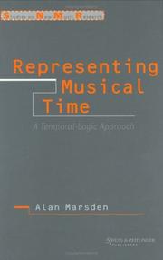 Cover of: Representing musical time: a temporal-logic approach