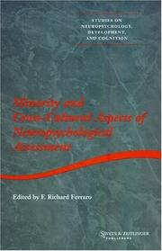 Cover of: Minority and cross-cultural aspects of neuropsychological assessment by edited by F. Richard Ferraro.