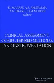 Clinical assessment, computerized methods, and instrumentation by F. J. Maarse, L. J. M. Mulder, A. E. Akkerman
