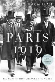 Cover of: Paris 1919 by Margaret Olwen Macmillan